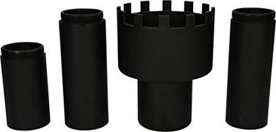 KS Tools 460.5420 Set steekmoeren met 3 geleidebuizen voor Mercedes, Ø 105,5 mm, 4-delig