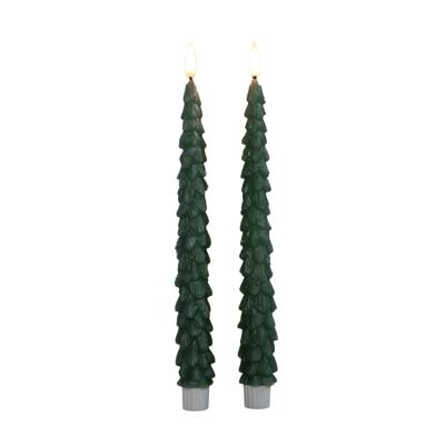 Dinerkaars kerstboom 27 cm jade groen Anna's Collection - Annas collection
