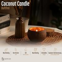 Namture Kokosnoot kaars - geurvrij - 300g - thumbnail
