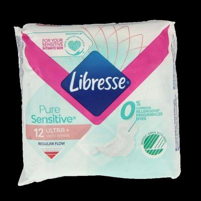 Libresse Maandverband pursens ultra normaal 12 Stuks