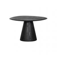 WOOOD Organische Salontafel 'Posture' Mangohout, 70 x 59cm, kleur Zwart - thumbnail