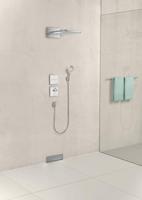 Handdouchehouder Porter S HansGrohe Wand RVS-look - thumbnail