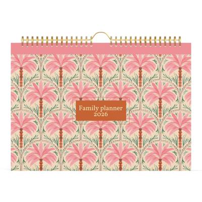 Familiekal 26 lannoo exotic palms 7d/1p roze