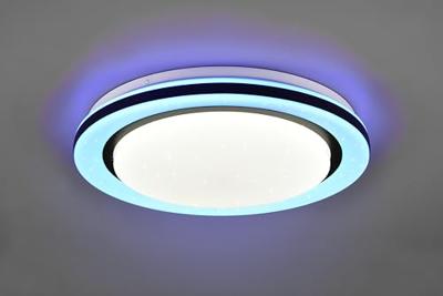 Trio Witte plafondlampCartida wit met zwart - R67244000