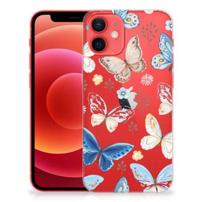 TPU Hoesje voor iPhone 12 Mini Vlinder TPU Hoesje voor iPhone 12 Mini Vlinder
