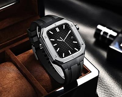 Leuninghouder vlak m8 zwart 3551-18