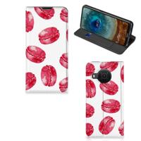 Nokia X20 | X10 | Flip Style Cover | Pink Macarons - thumbnail