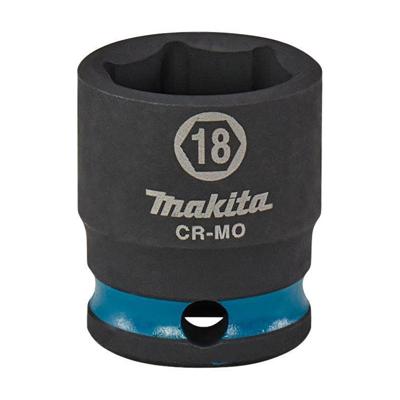 Makita E-15992 Impact Black Krachtdop 3/8" kort | 18 mm