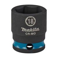 Makita E-15992 Impact Black Krachtdop 3/8" kort | 18 mm - thumbnail