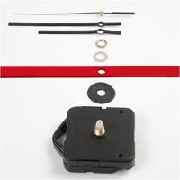 Klokonderdelen en uurwerken, max. afstand 3 mm, zwart, 1 set - thumbnail