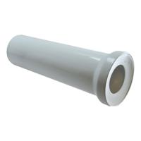 ABU closetaansluiting recht 110 mm lengte 400 mm wit - thumbnail