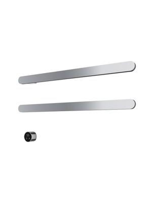 Hotbath &MORE set van 2 rails RASS80 SOFT SQUARE 80 cm met separate schakelaar en inbouw element Chroom (RASS80-2CR) Hotbath &MORE set van 2 rails RASS80 SOFT SQUARE 80 cm met separate schakelaar en inbouw element Chroom (RASS80-2CR)