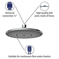 Wenko Doucheset Watersaving (Chroom) - thumbnail