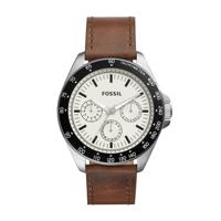 Horlogeband Fossil BQ2202 Leder Bruin 22mm - thumbnail