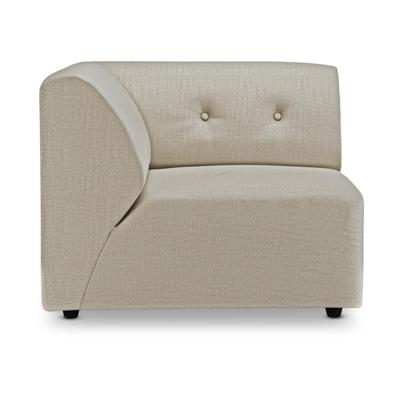 HKliving Vint bank left Pure Ivory