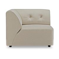 HKliving Vint bank left Pure Ivory - thumbnail