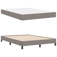 Boxspring bed Anders Taupe 140 x 200 cm Stof - thumbnail