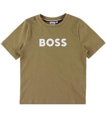 Hugo Boss Logo T-Shirt Kids Donkergroen - Maat 11/12 jaar - Kleur: Donkergroen | Soccerfanshop