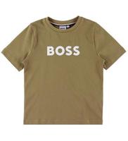 Hugo Boss Logo T-Shirt Kids Donkergroen - Maat 11/12 jaar - Kleur: Donkergroen | Soccerfanshop - thumbnail