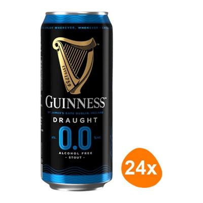 Guinness - Draught 0.0% Stout - 24x 440ml Guinness - Draught 0.0% Stout - 24x 440ml
