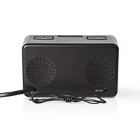 Nedis Digitale Wekkerradio | LED-Scherm | 1x 3,5 mm Audio-Input | Zwart | 1 stuks - CLAR002BK CLAR002BK - thumbnail