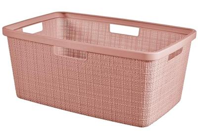 Curver Jute wasmand 46 liter rose dawn