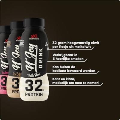 XXL Nutrition n'joy protein drink banaan pet flesje (6x 310ml)