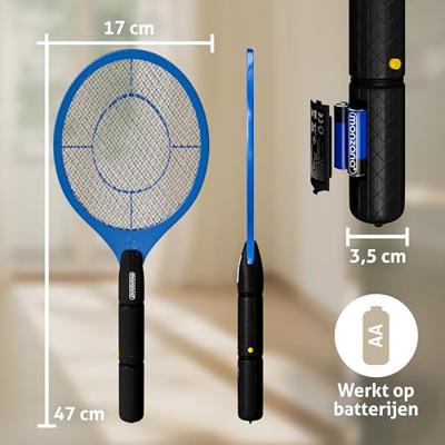 Elektrische Vliegenmepper Set van 3 kleuren