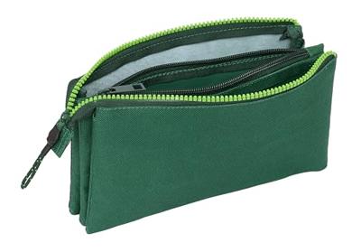 Pennenetui met 3 vakken Real Betis Balompié Groen 22 x 12 x 3 cm