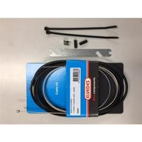 Versnellingskabelset 4/7/8-speed Elvedes Nexus 1700 / 2250 mm RVS - zwart (op kaart) - thumbnail