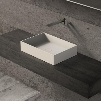 Opbouw Waskom Ideavit Solidjoy 50x35x11 cm Solid Surface Mat Wit Ideavit