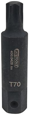 KS Tools 450.0428 Krachtbitinzet voor Torx-schroeven L=107mm, T70