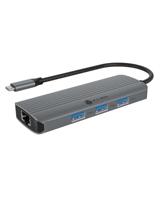 ICY BOX IB-DK4034a-CPD Bedraad USB 3.2 Gen 1 (3.1 Gen 1) Type-C Aluminium, Zilver - thumbnail