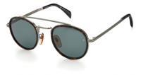 David Beckham zonnebril 7036/S cat. 3 rond staal zilver/groen - thumbnail