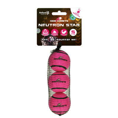 Dog comets Neutron Star Tennisbal met pieper S Roze 3st