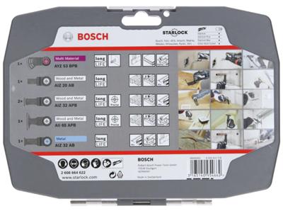 Bosch Professional Multitool Zaagbladenset voor elektricien en gipsplaat 6-delig - 2608664622 Bosch Professional Multitool Zaagbladenset voor elektricien en gipsplaat 6-delig - 2608664622