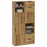 Bijzetkasten 4 st ODDA 40x24x79 cm massief grenenhout - thumbnail