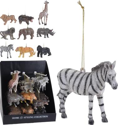 3 stuks! Hangdeco safari 12 cm 9 assorti Nampook - Nampook 3 stuks! Hangdeco safari 12 cm 9 assorti Nampook - Nampook