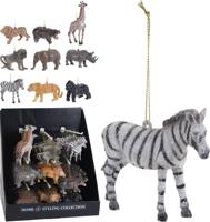 3 stuks! Hangdeco safari 12 cm 9 assorti Nampook - Nampook - thumbnail