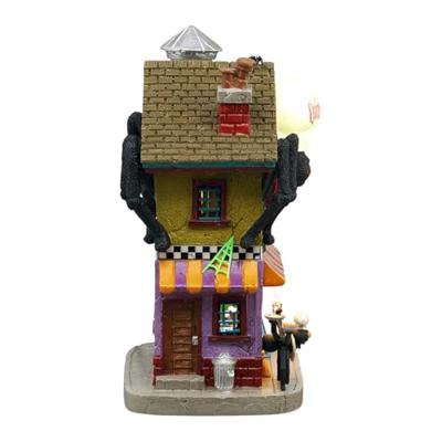 Lemax quick-bite spider diner verlicht huisje Spooky Town 2025