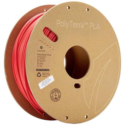 Polymaker 70827 PolyTerra PLA Filament PLA kunststof Gering kunststofgehalte 2.85 mm 1000 g Rood (mat) 1 stuk(s)
