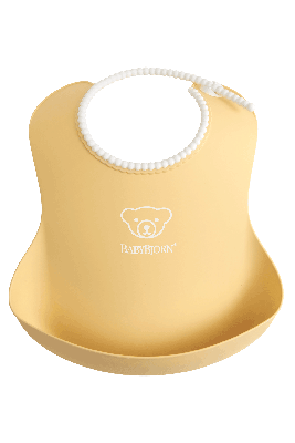 BabyBjörn Baby Slabbetje groot Pastelgeel BabyBjörn Baby Slabbetje groot Pastelgeel