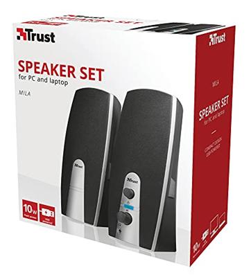 Trust MiLa 2.0 PC-luidsprekers Kabelgebonden 5 W Zwart, Zilver
