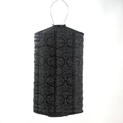 Lumiz solar lampion tigres 28 cm zwart Lumiz solar lampion tigres 28 cm zwart