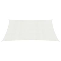VidaXL Zonnezeil 160 g/m² 5x8 m hdpe wit - thumbnail
