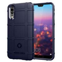 Volledige dekking schokbestendig TPU Case voor Huawei P20 (blauw) - thumbnail