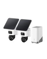 eufy Security SoloCam, Outdoor Camera Surveillance, 360° Surveillance, No Blind Spots, Outdoor Surveillance Camera, Battery, Solar, Toll-Free Use, HomeBase 3 Compatible - thumbnail