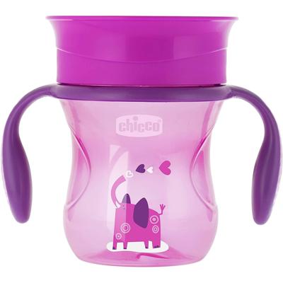 Chicco drinkbeker Perfect meisjes 200 ml siliconen roze