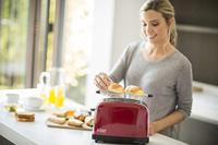 Russell Hobbs 23330-56 broodrooster 2 snede(n) Zwart, Rood, Roestvrijstaal - thumbnail