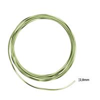 Vaessen Creative • aluminiumdraad triangle embossed 2.8mmx5m apple green - thumbnail